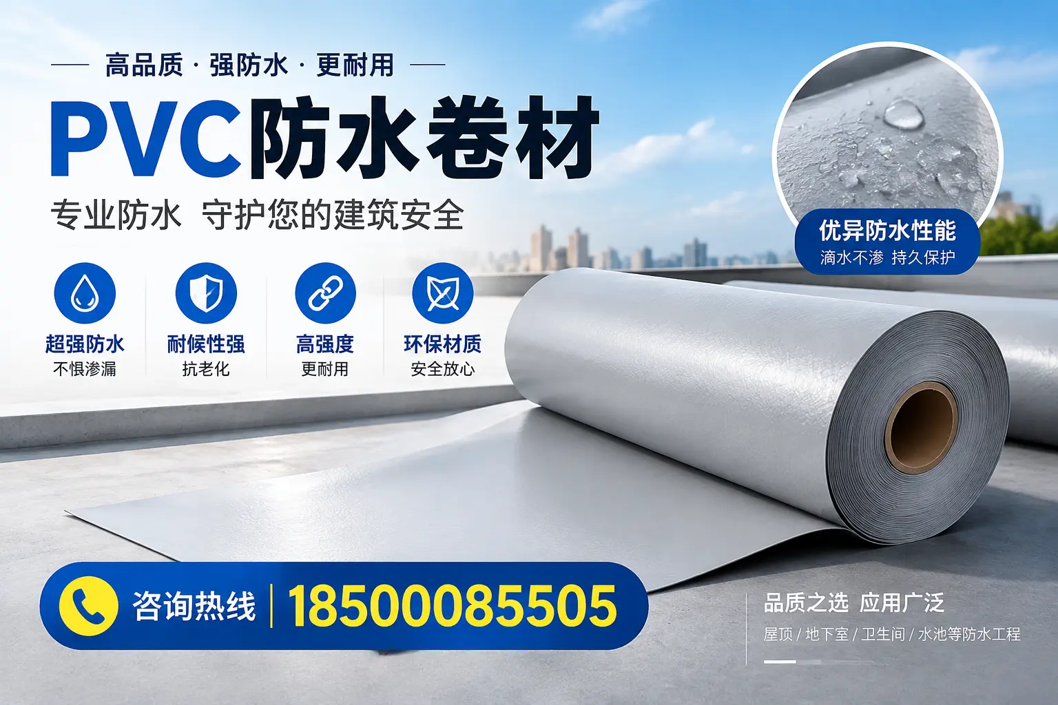 乐东地区pvc防水卷材的市场现状与发展趋势